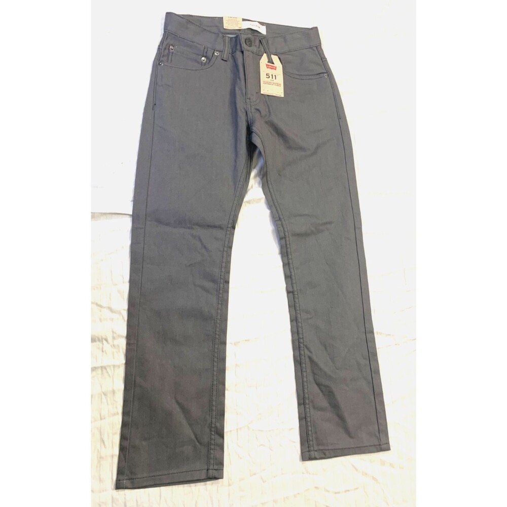 NWT LEVIS 511 BOYS SLIM FIT PANTS SIZE 12R 26 X 26
